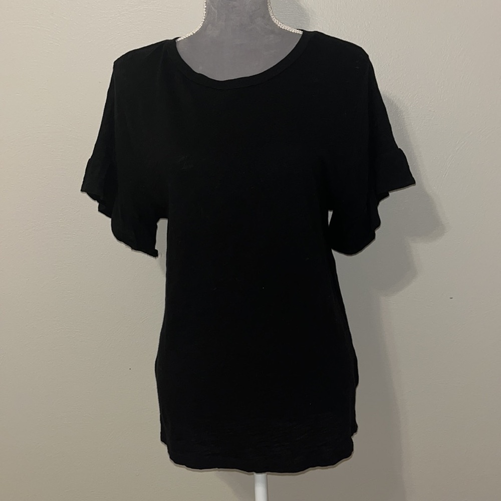 Ruffle sleeve top